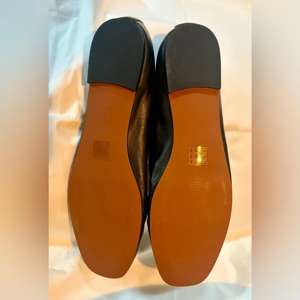 Madewell True Black Greta Mary Jane Flats - Picture 4 of 5